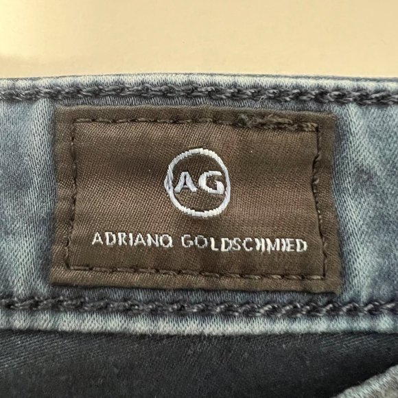 AG Adriano Goldschmied Legging Ankle Skinny Jeans Blue Leatherette size 29 - Picture 10 of 14